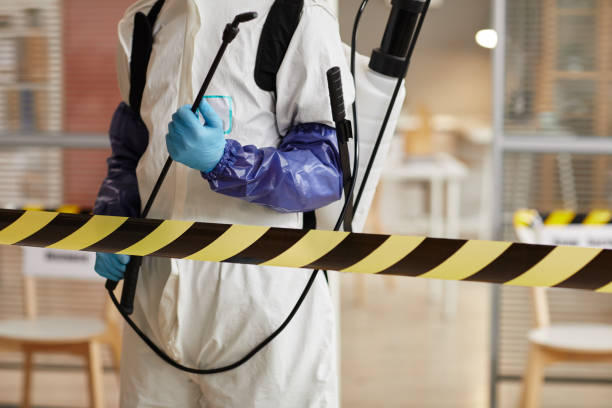 Professional Biohazard Cleanup technician working in Pine Mountain Club, CA